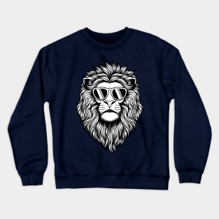 Lion Lioness lioness  Animals King of Beasts Crewneck Sweatshirt